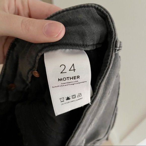 Mother The Looker Ankle Fray distressed jeans in Last Chance Saloon size - Picture 9 of 11